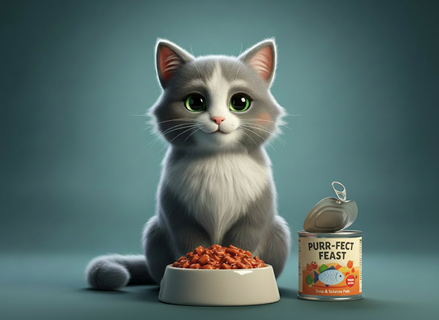 Tierbedarf Online Shop Blitzdealer: Katzennassfutter in der Dose für sensible Katzen.